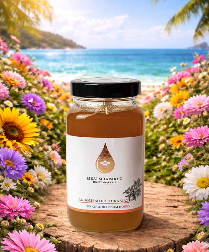 Мед «Апельсин» 450г ΜΕΛΙ ΜΠΑΡΑΚΗΣ