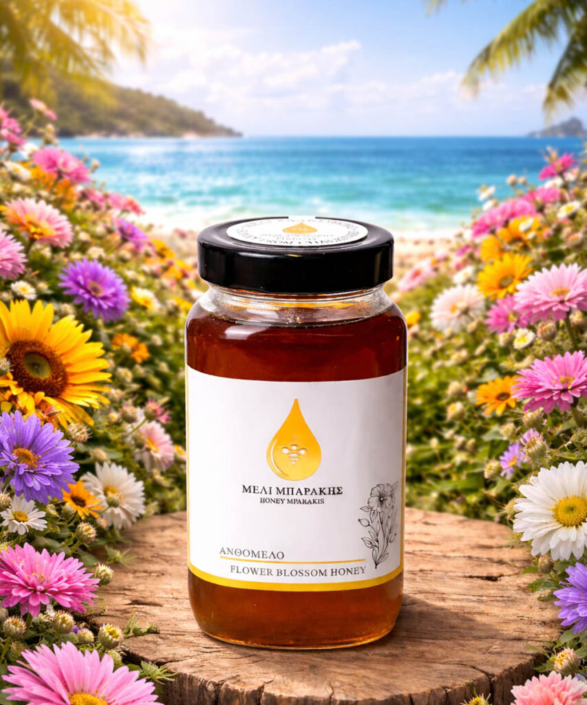 Мед «Цветы» 450г ΜΕΛΙ ΜΠΑΡΑΚΗΣ