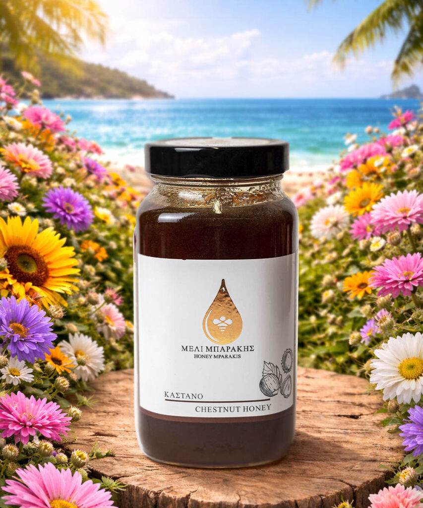 Мед «Каштан» 450г ΜΕΛΙ ΜΠΑΡΑΚΗΣ