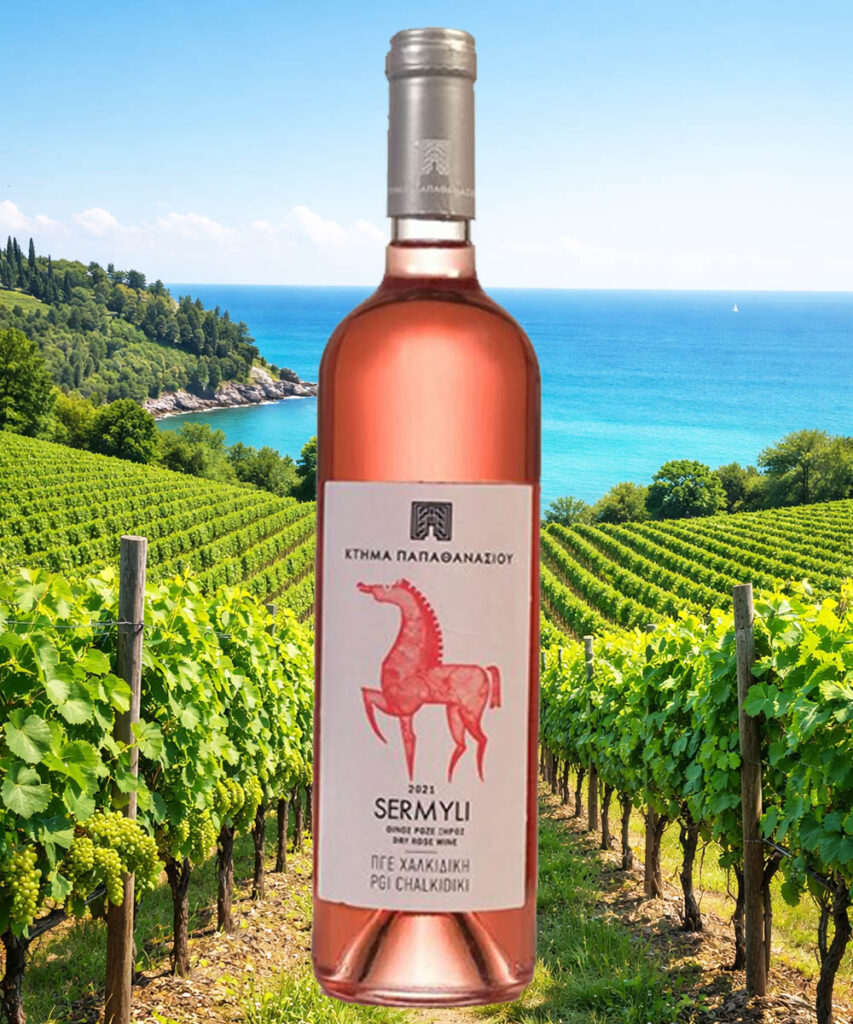 Sermyli dry roze 0.75л KTHMA ΠΑΠΑΘΑΝΑΣΙΟΥ